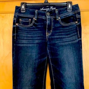 American Eagle stretch jeans.
